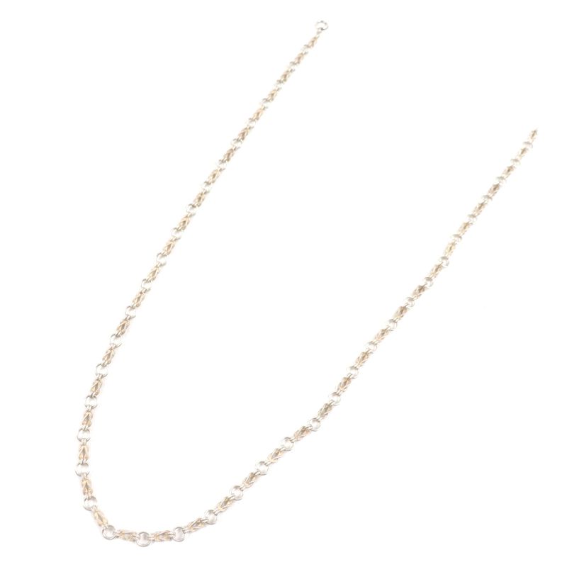 Hermes Vintage Audienne Long Chain Necklace Silver 82cm (32.28in)