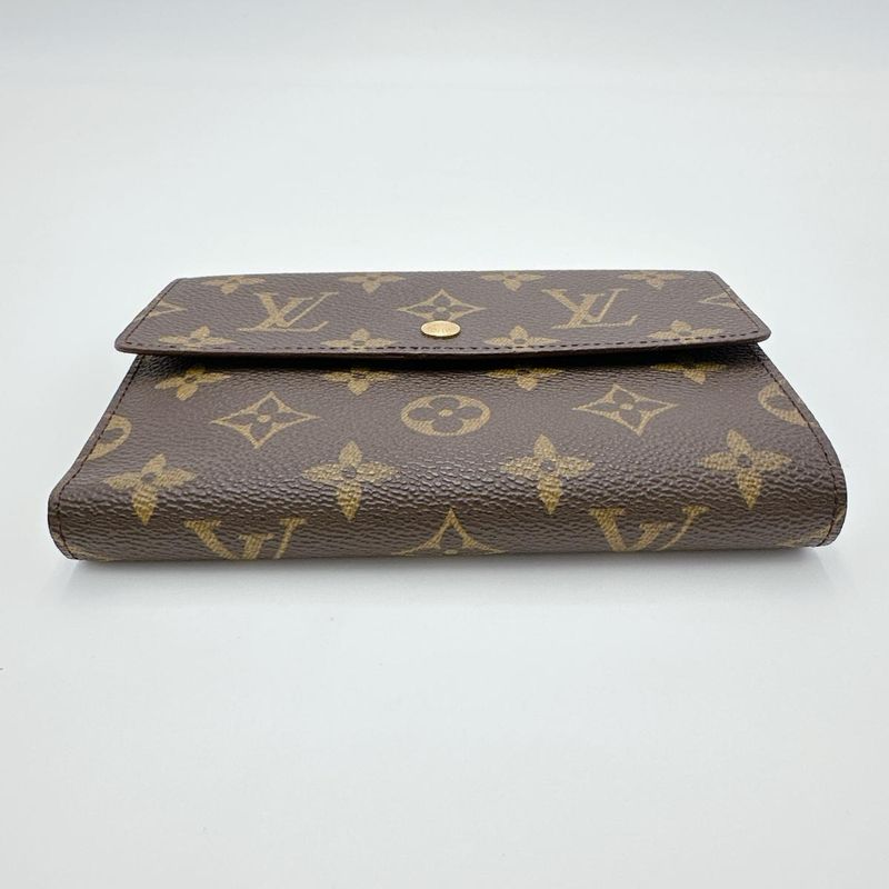 Louis Vuitton M61202 Monogram Trifold Wallet Porte Trousseau Etui Trifold