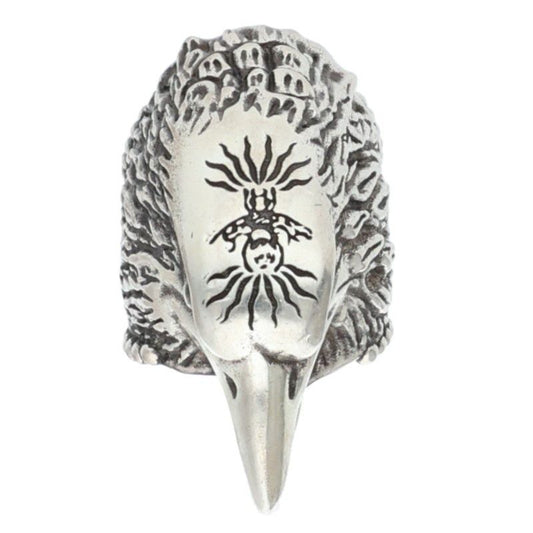 Gucci Anger Forest Eagle Head Ring Men's #12