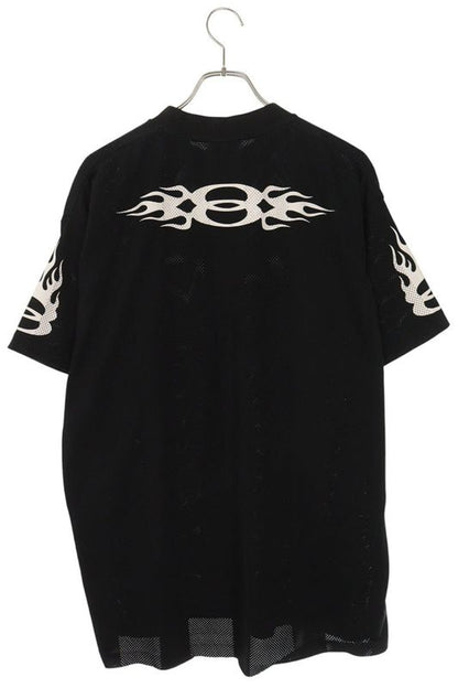 Balenciaga 794817 Tqv38 Logo Print Mesh T-shirt Men 1
