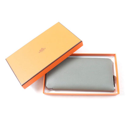 Hermes Azap Long Silk Inn Grimeyer Round Zip Long Wallet Evercolor Long Wallet