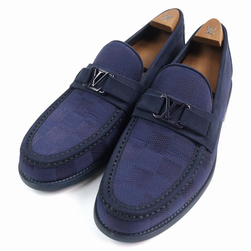 Louis Vuitton 2024 Major Line Leather With LV Logo Hardware Damier Hand-sewn