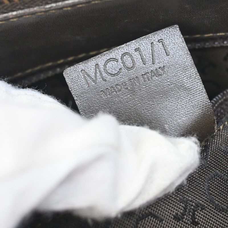 Celine Shoulder Bag Macadam Pattern Brown 83ka654