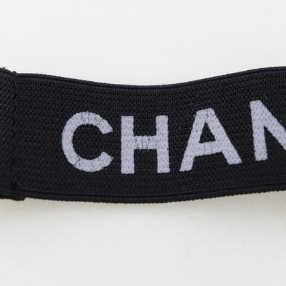 Chanel Armband Clip Logo Rubber And Gold Plated Black Ladies Miscellaneous