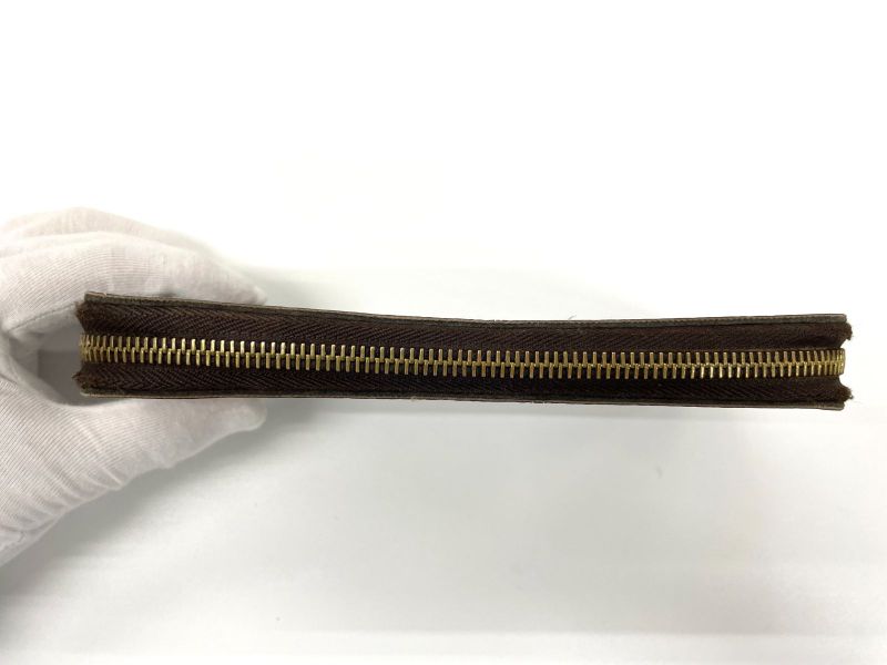 Louis Vuitton Monogram Zippy Wallet Round Zip Long Wallet M60017 Brown Made In