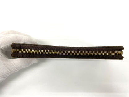 Louis Vuitton Monogram Zippy Wallet Round Zip Long Wallet M60017 Brown Made In