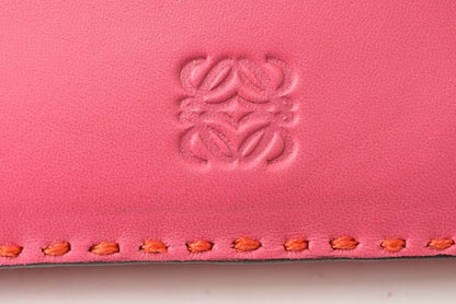 Loewe Clutch Bag Second Bag Loewe Clutch Pouch Lamb Leather Anagram Fuchsia