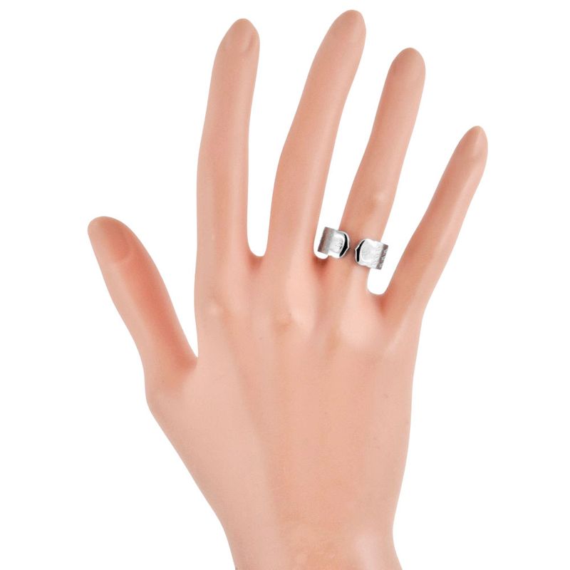 Cartier C2 Happy Birthday Ring #51 18K White Gold 116g Wide 2000 Xmas Limited