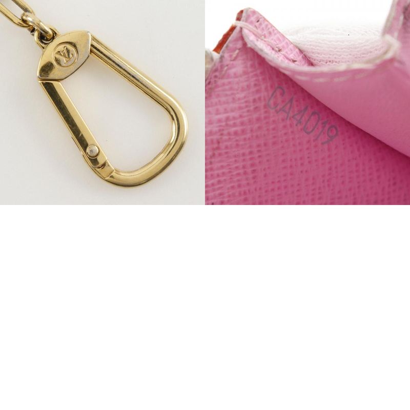 Louis Vuitton Pochette Cles M93734 Monogram Multicolor White Ca4019 Ladies Coin