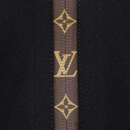 Louis Vuitton Peplum Monogram 1a7vtn Nylon And Polyurethane Black Ladies Tank