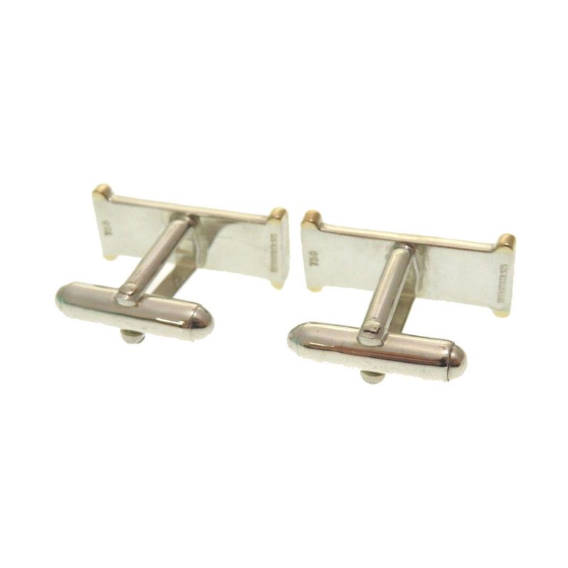 Tiffany & Co Cufflinks Silver 925 18K Yellow Gold 750 Accessories 0185 Tiffany