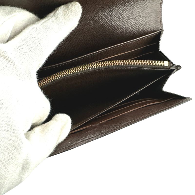 Louis Vuitton N63209 Damier Round Zipper Portefeuille Sarah Long Wallet Louis