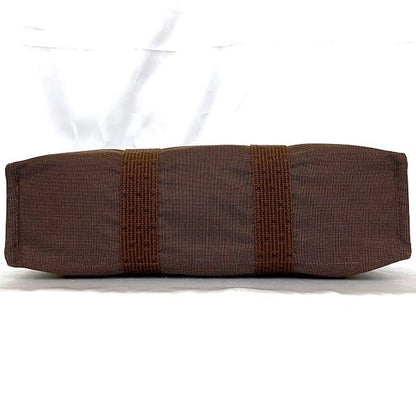 Hermes Tote Bag Tote MM Brown Her Line Excellent Condition