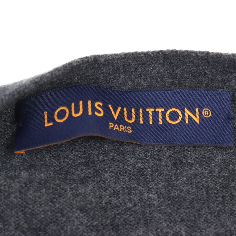 Louis Vuitton 23SS 1aatly Monogram Mixed Cashmere Cardigan Wool Jacquard V-neck