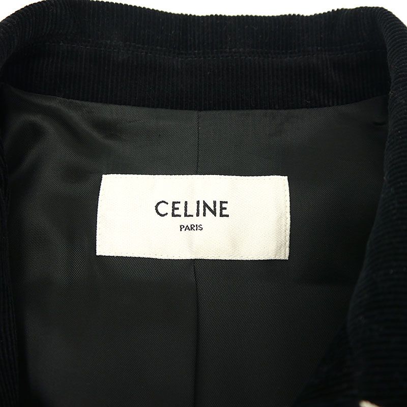 Celine By Edith Liman 19AW Teddy Jacket Black 48 Mens