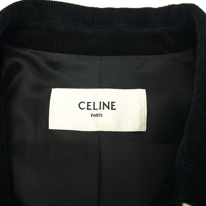 Celine By Edith Liman 19AW Teddy Jacket Black 48 Mens