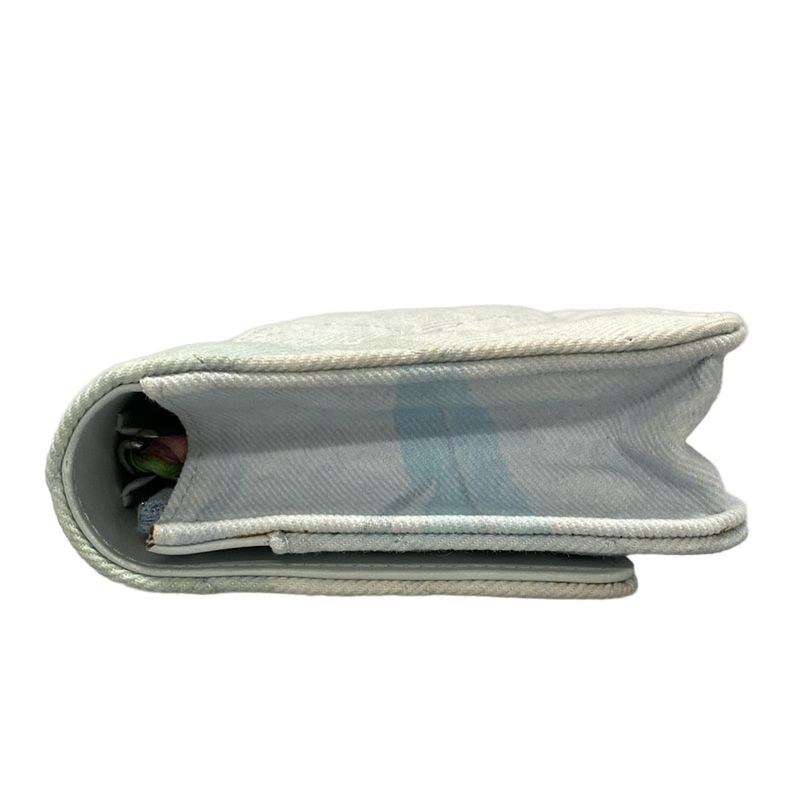Chanel Wallet Matelasse Ap0250 Light Blue×white×multi
