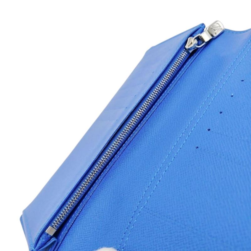 Louis Vuitton M63300 Eclipse Portefeuille Blazer Long Wallet Louis Vuitton Blue