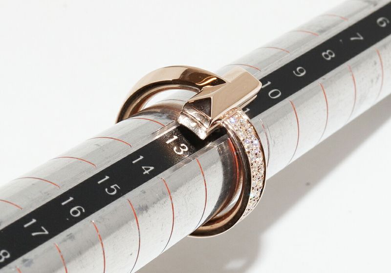 Tiffany & Co Ring 18K Pink Gold Diamond 021ct T One Ring Width 45mm (018in)