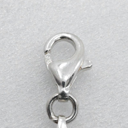 Gucci Logo Plate Silver 925 Ladies 6.8g Bracelet