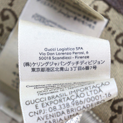 Gucci 576587 GG Canvas Fedora Hat GG Marmont Leather Trim Bucket Hat Beige