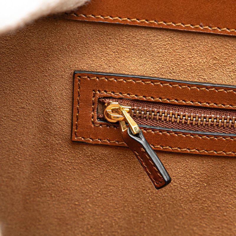 Gucci Logo Shoulder Bag Handbag 2WAY 409530 Black Brown Leather Ladies Gucci