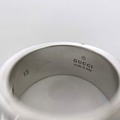 Gucci Ring Branded Regular Silver Polished