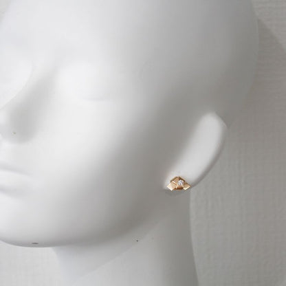 Cartier Diamond Earrings Love Knot AU 750 18K Pink Gold 6.7 g Box E1432