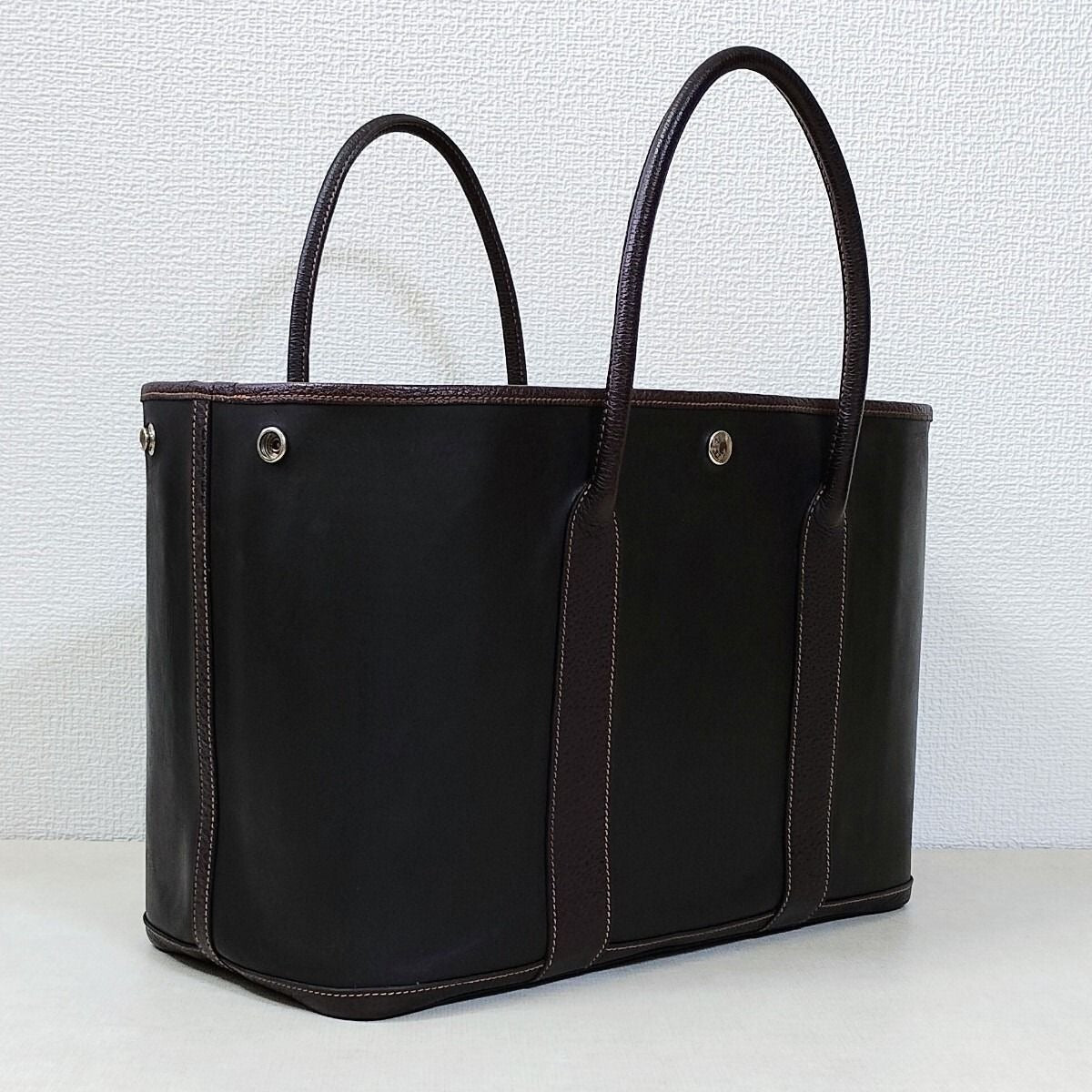Hermes Garden Party 36 PM Amazonia Buffle Skipper Tote Bag Handbag Purse