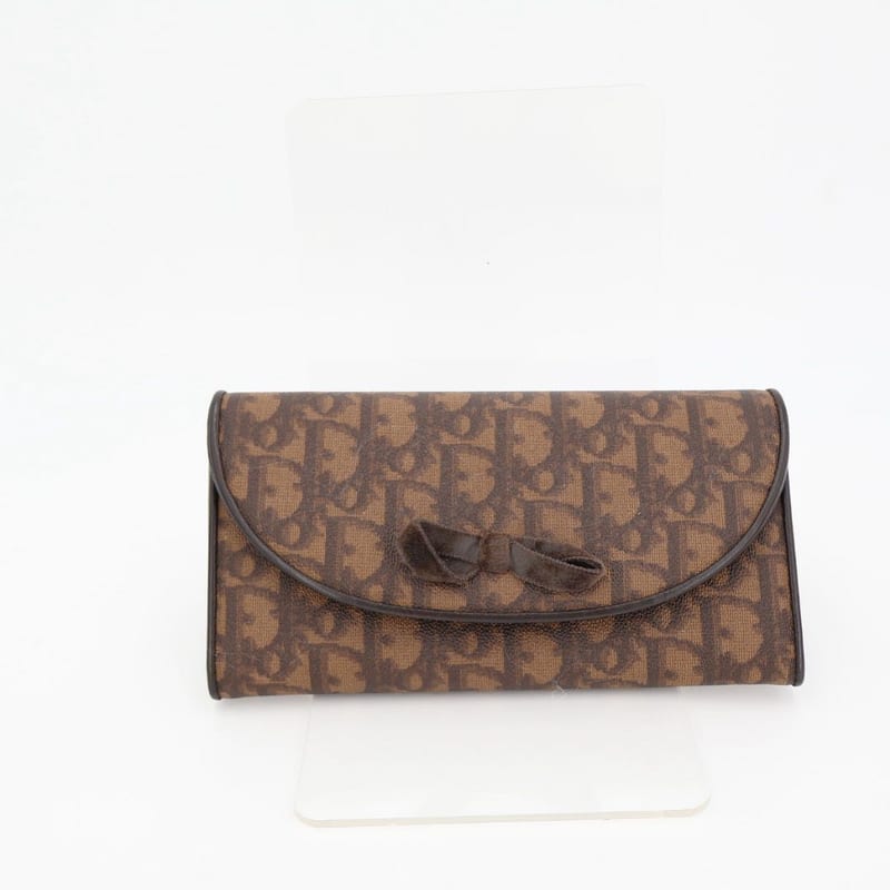 Christian DIOR Long Wallet Brand Wallet With Zipper
