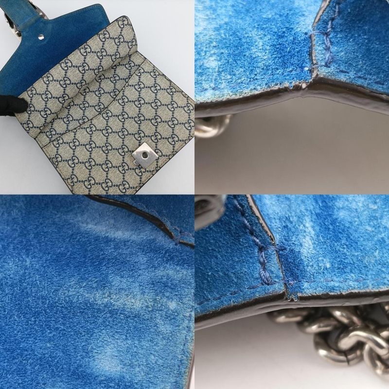 Gucci Dionysus Beige Blue And Multicolor PVC Coated Canvas 421970 G020938151
