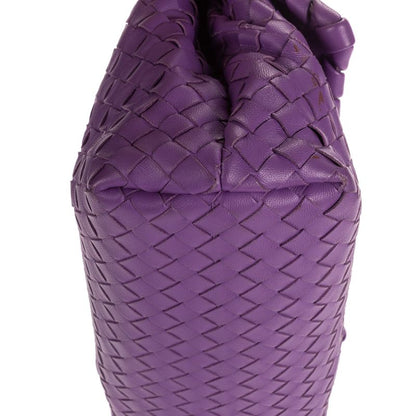 Bottega Veneta Olympia Purple Intrecciato Leather A