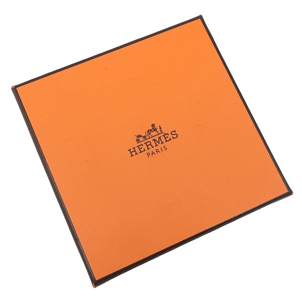 Hermes Coin Case Azap Silk Inn Mini Compact Vaux Epson New White Silver