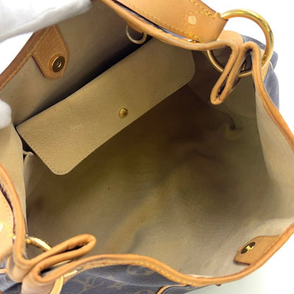 Louis Vuitton Galleria PM Monogram Leather × PVC Brown Shoulder Bag Gold M56382