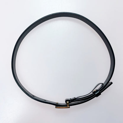 Gucci None Cowhide G Buckle Black Belt