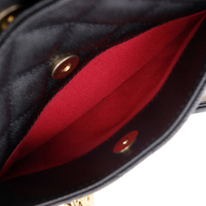 Chanel Matelasse Small Hobo Bag Chain Shoulder As3710 Caviar Skin Black Ladies