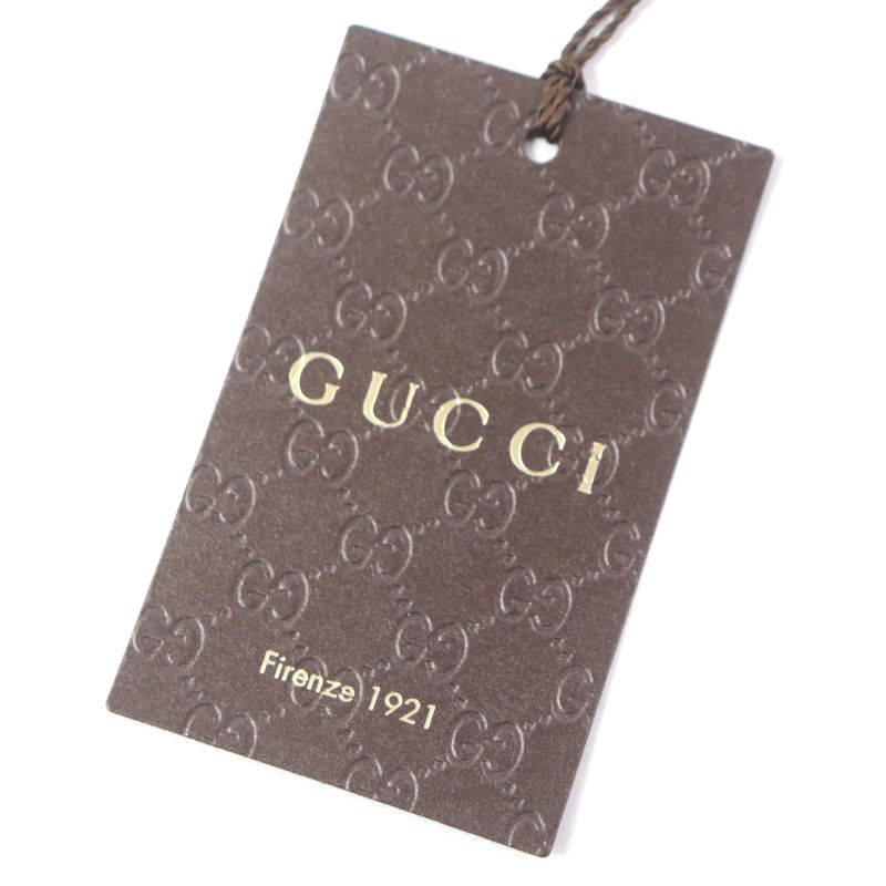 Gucci 550601 Interlocking G Embroidered 100% Wool Knit Scarf Navy Made