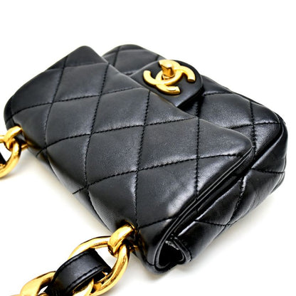 Chanel Chanel Shoulder Bag Quilted Small Flap As3214