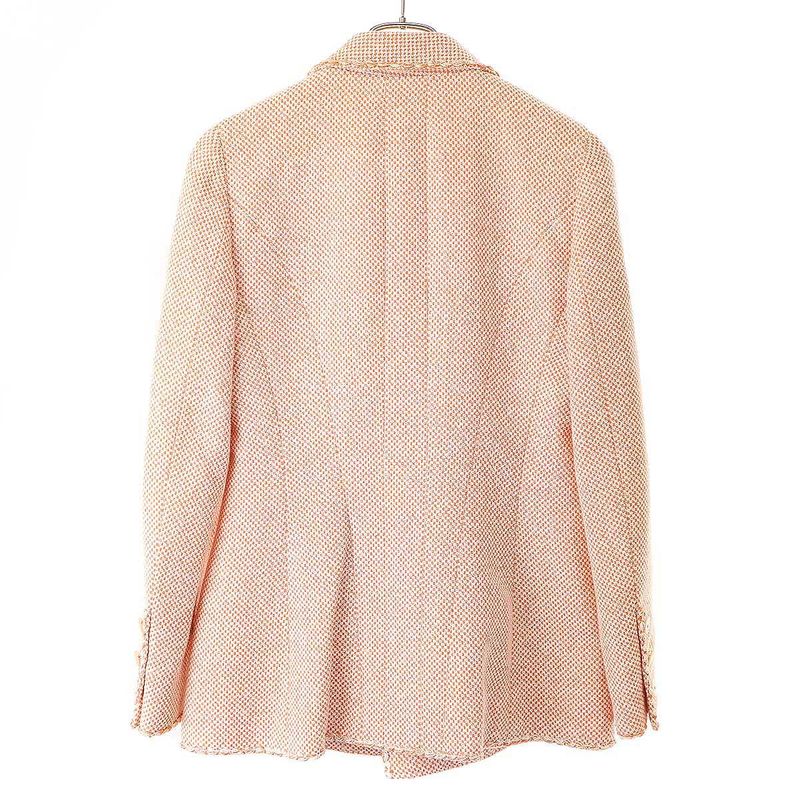 Chanel 1997 Vintage Double Breasted Tweed Jacket and Skirt Set P07962v05404