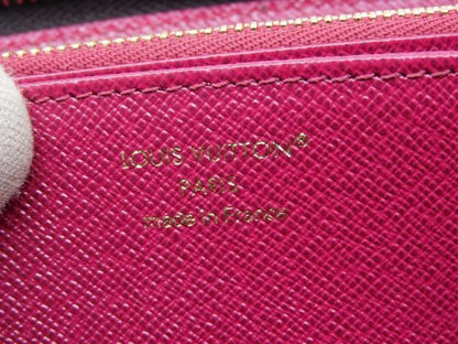 No 3 Louis Vuitton - M41895 RFID Tag Zippy Wallet Monogram Fuchsia Round Zipper