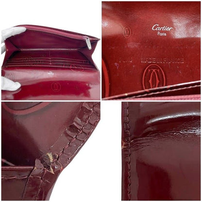 Cartier Folding Long Wallet Bordeaux Happy Birthday L3000722
