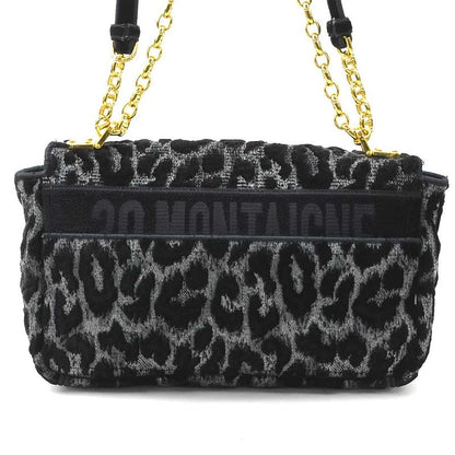 Christian DIOR Shoulder Bag Leopard Caro
