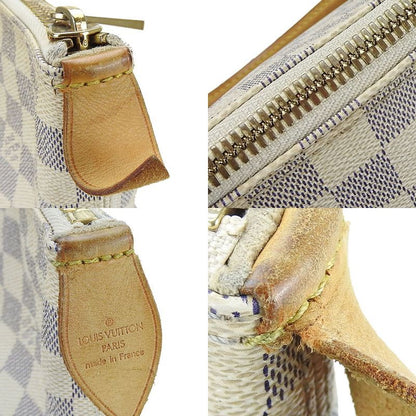 Louis Vuitton Tote Bag Saleya MM N51185 Damier Azure White Daily Use Ladies