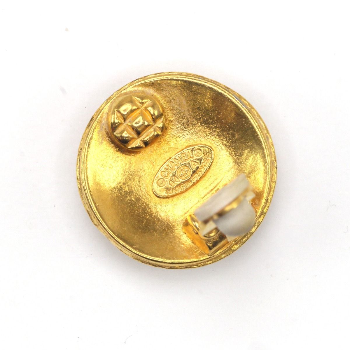 Chanel Round Coco Mark Gold