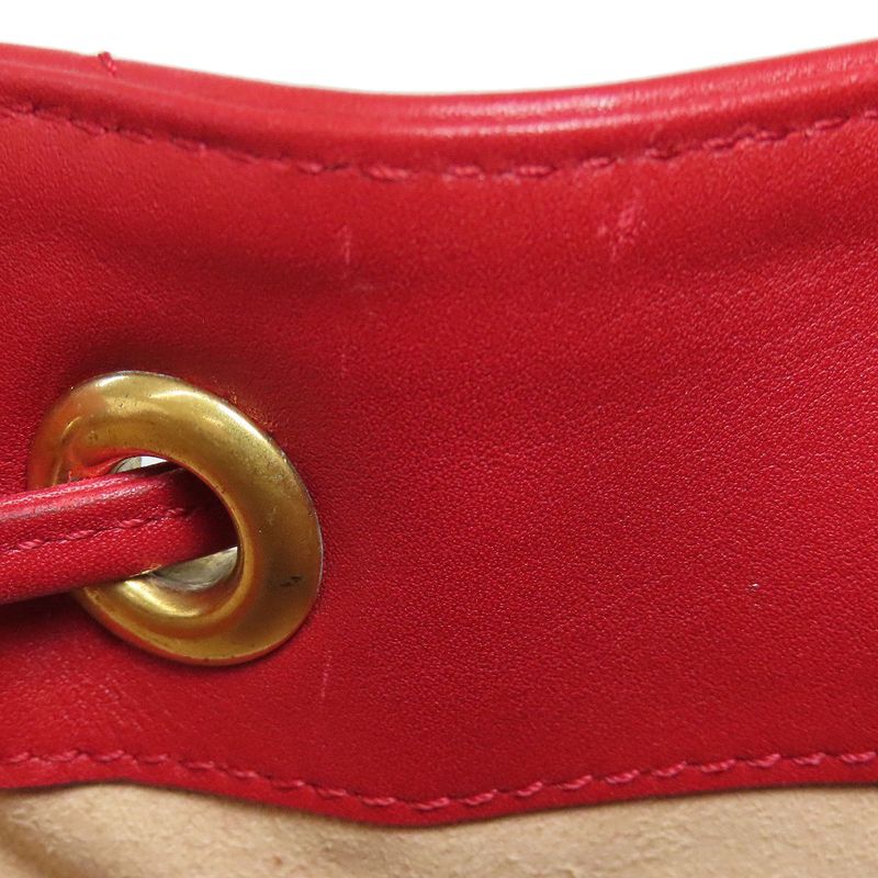 Gucci 476674 GG Marmont 2-way Handbag Calf Women