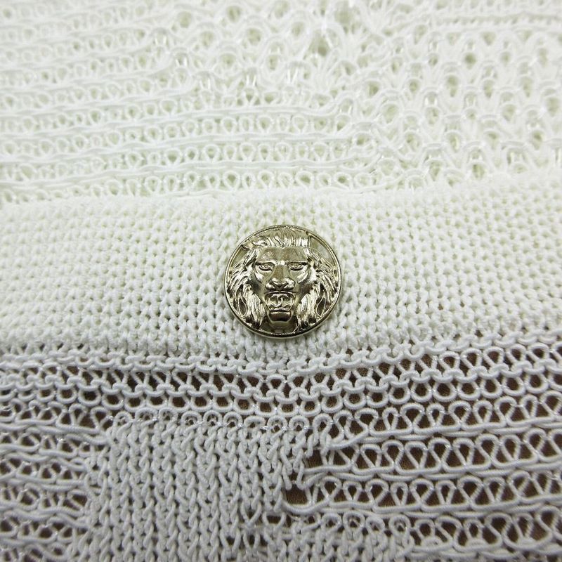 Chanel 22c Coco Mark Camellia Pullover Knit Sailor Collar P72031k10344 M