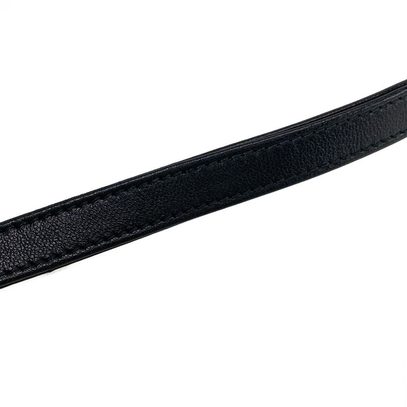 Dior/christian Dior Shoulder Bag Dior Ami Black Macrocanage Lambskin