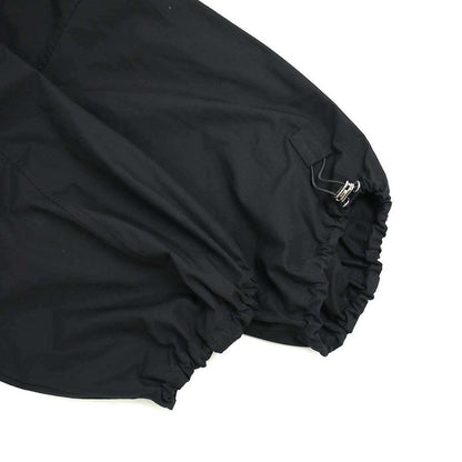 Hermes 22ss Draw String Ring Short Sleeve Over Blouse Shirt 2e0604dj Black 40