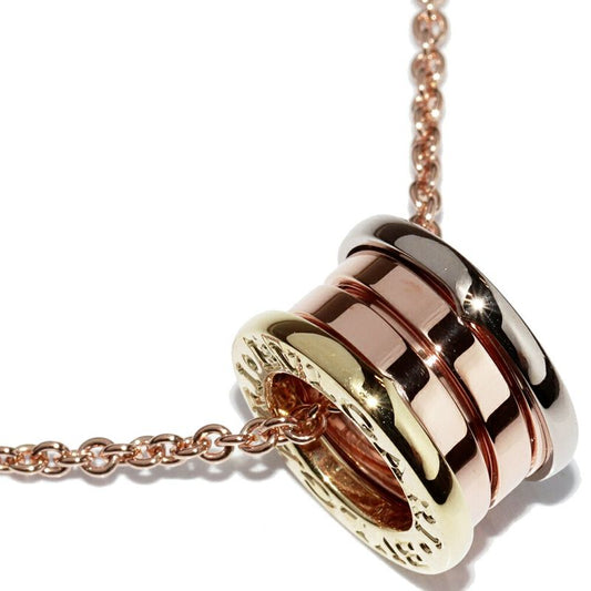 Bulgari Pendant Necklace 18K Yellow Gold 18K White Gold 18K Pink Gold Bzero1