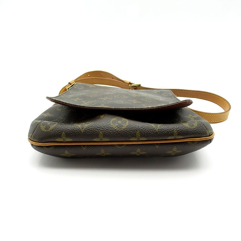 Louis Vuitton Musette Salsa Short M51258 Monogram Women's Shoulder Bag Brown